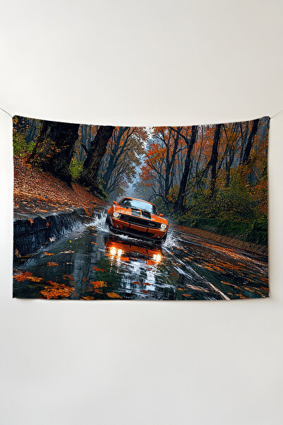 Charmbi غطاء جداري بتصميم سيارة رياضية من جي تي إيه - نسيج جداري كبير الحجم س...