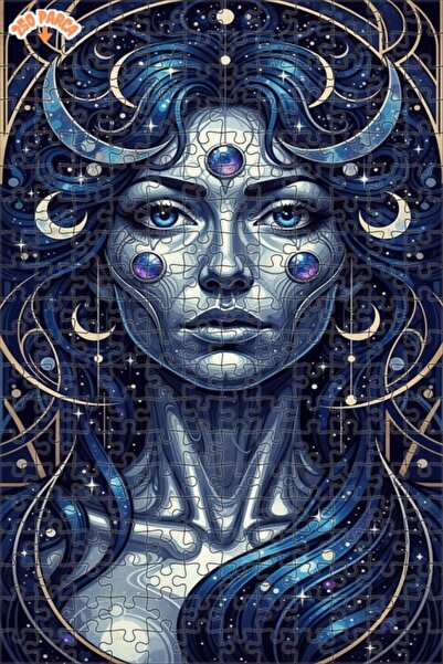 Esranın Dünyası Cosmic Woman Art Wooden Puzzle 250 Pieces 30X30