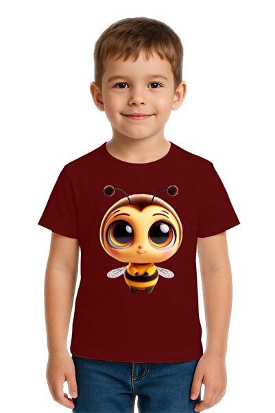 SEDİRLİ Tricou unisex pentru copii Arı Bee cu imprimeu bumbac moale țesături ...