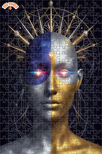 Esranın Dünyası Universal Face Double Layer Framed Wooden Puzzle 250 Pieces 3...