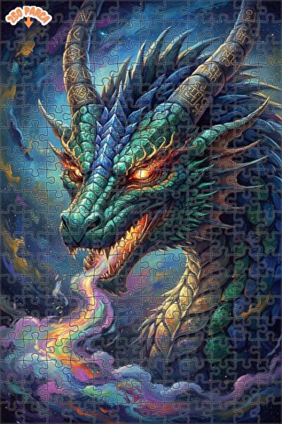 Esranın Dünyası Dragon's Breath Double-Layer Framed Wooden Puzzle 250 Pieces ...