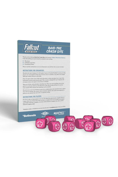 Modiphius Fallout: Πολεμική Πολεμική Περιοχή των Ερημών - Οργανωμένο Σετ Παιχ...