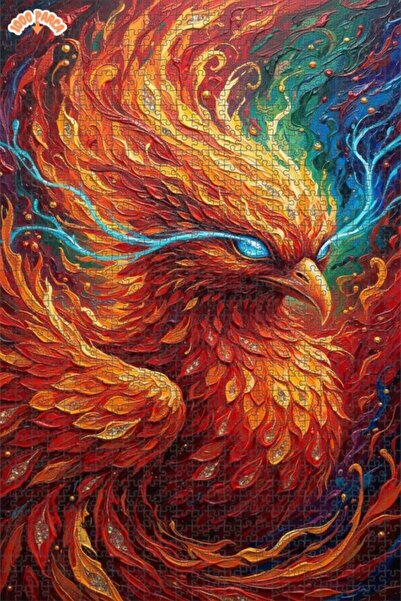 Esranın Dünyası The Lord of the Flames Phoenix Oil Painting Lookalike Double-...