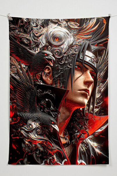 Charmbi لوحة جدارية لشخصية ناروتو، أوتشيها إيتاتشي - لوحة جدارية كبيرة الحجم ...