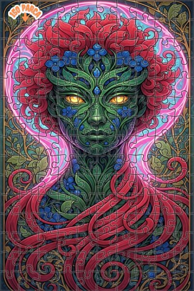 Esranın Dünyası لوحة فنية من دوغا آنا، بازل خشبي بإطار مزدوج الطبقات، 150 قطع...