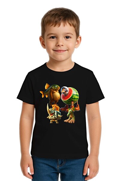SEDİRLİ Tricou unisex pentru copii Brainot cu imprimeu bumbac moale țesături ...