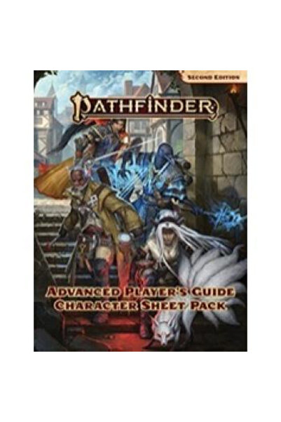 Paizo Pachet de fișe de personaje pentru ghidul jucătorilor avansați Pathfind...