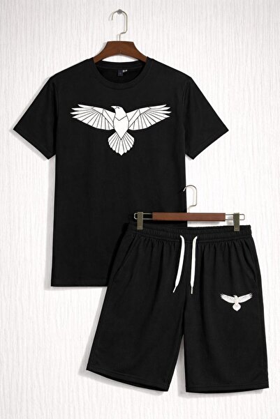 zeag Eagle Printed Shorts and T-Shirt Set