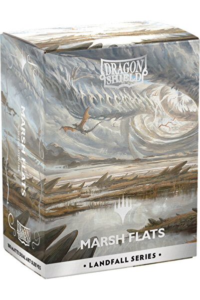 Arcane Tinmen Dragon Shield MTG Landfall Marsh Flats Matte Dual Sleeves 100 pcs
