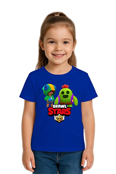 SEDİRLİ Unisex Brawl Stars με τύπωμα Παιδικό μπλουζάκι από χτενισμένο βαμβακε...