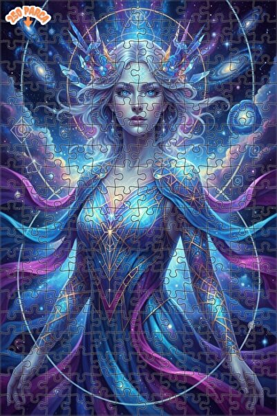 Esranın Dünyası The Queen of the Universe Watercolor Look Wooden Puzzle with ...