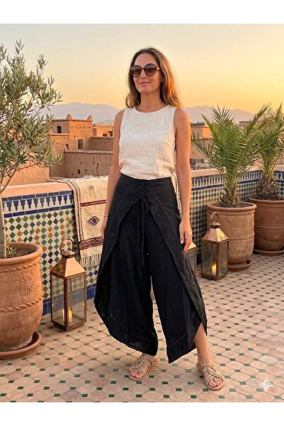 AYASOFYA OTANTIK Women's Indian Ethnic Embroidery Detailed Elastic Waist Cove...