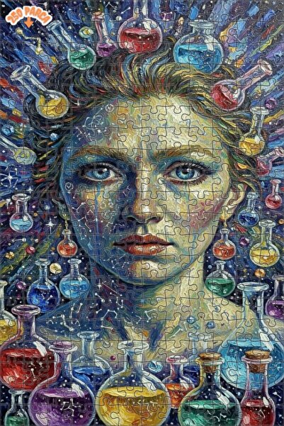 Esranın Dünyası ألغاز الكون لوحة زيتية مكونة من مزدوج الطبقات إطارًا من الخشب...