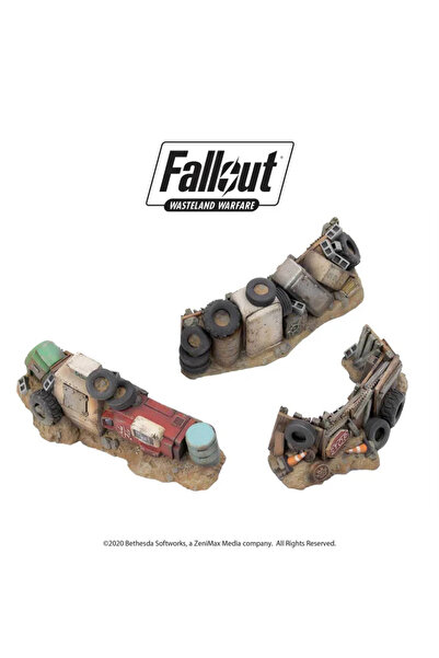 Modiphius Φόλτουαουτ Πολεμική Περιοχή στην Ερημιά Συνταγματωμένες Μπάρακες Απ...