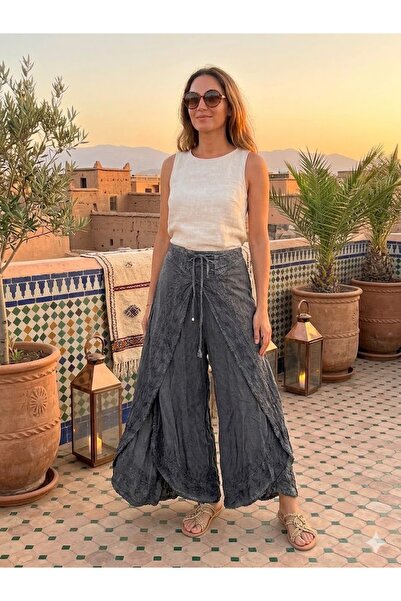 AYASOFYA OTANTIK Women's Indian Ethnic Embroidery Detailed Elastic Waist Cove...