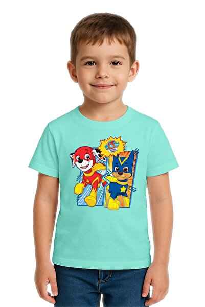 SEDİRLİ Unisex Paw Petrol με τύπωμα Παιδικό T-Shirt από χτενισμένο βαμβακερό ...