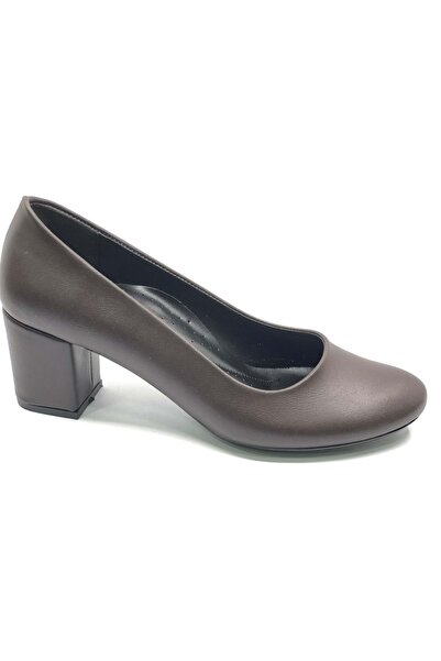 KCMN Mehtap classic women's Heeled Shoes brown