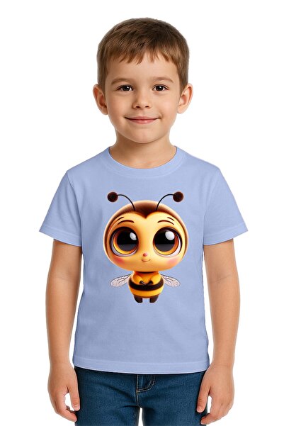 SEDİRLİ Tricou unisex pentru copii Arı Bee cu imprimeu bumbac moale țesături ...