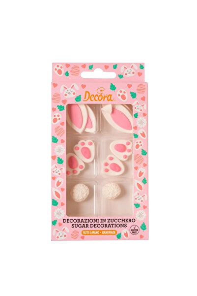 DECORA Decora Sugar Decoration Kit, Make a Bunny, bunnies, 26x50mm, 10 pieces