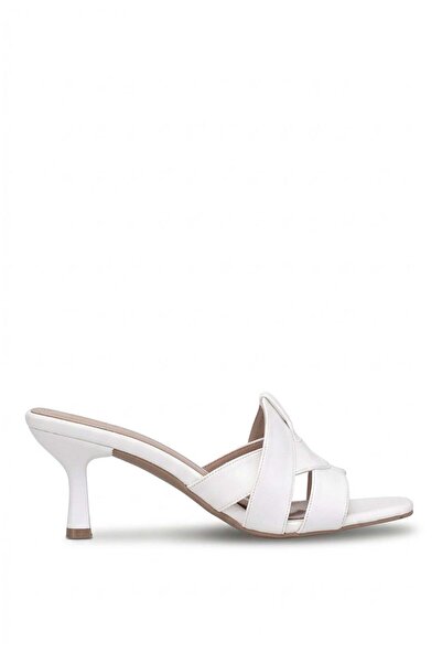 Ayakkabı Fuarı Elit Pm207 K7775 Women's Classic Heeled Shoes White