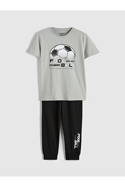 LC Waikiki طقم بيجامة مطبوعة للأولاد (S6)