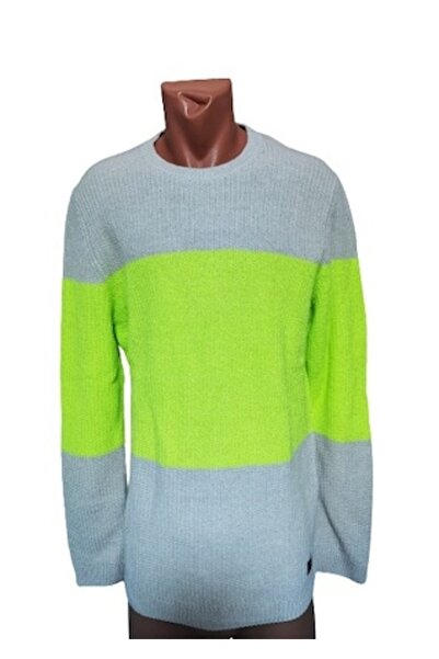 Tom Tailor Men's Sweater, Neon Yellow, XL