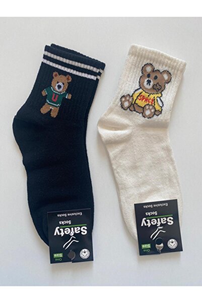 TMR Bear Hearted Youth&Adult Unisex 2-Pack Socks