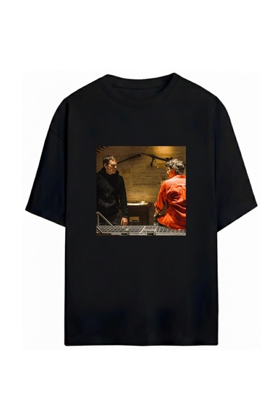SVART WEAR Тениска Декстър с принт, унисекс, овърсайз, 100% памук