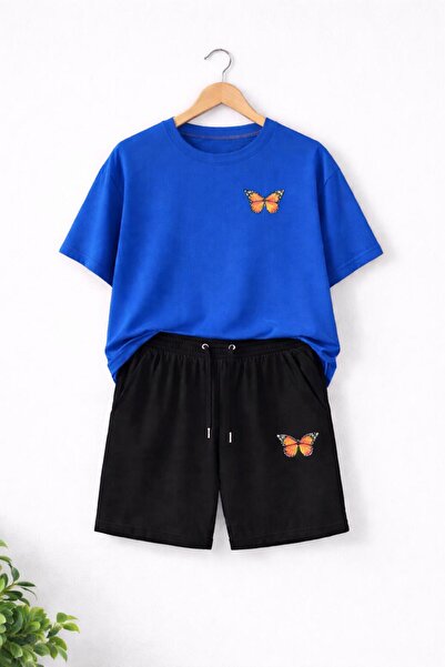 zeag Women's Minimal Heart Printed Shorts and T-Shirt Set