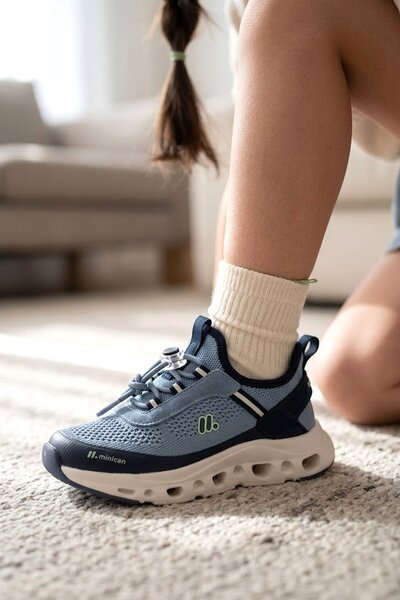 Ayakkabı Fuarı Elit İh1-P-Bzx001-26Y Booties Girls Classic S Sneakers Indigo