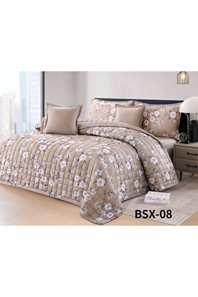 BLUES Summer patterned compressed bedspread, single size, 4 pieces