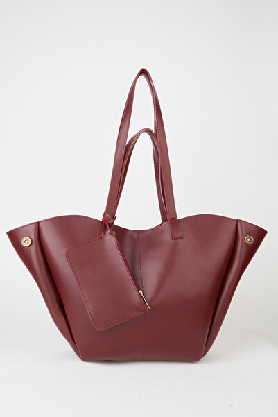 Vivaq Γυναικείο λουλουδάτο μπορντό Θήκη καρτών με δώρο, μανίκι με κουμπωτό τε...