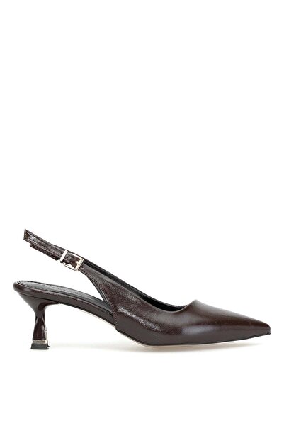 Ayakkabı Fuarı Elit Pm559 K30 Women's Classic Heeled Shoes Brown