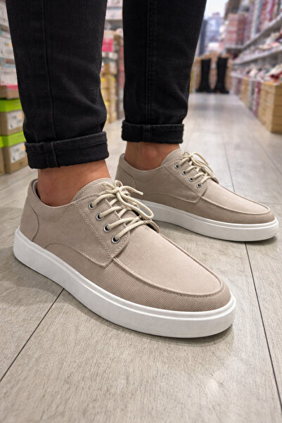 BARIŞ AKBULUT Linen Fabric Lightweight Sole Casual Orthopedic Shoes