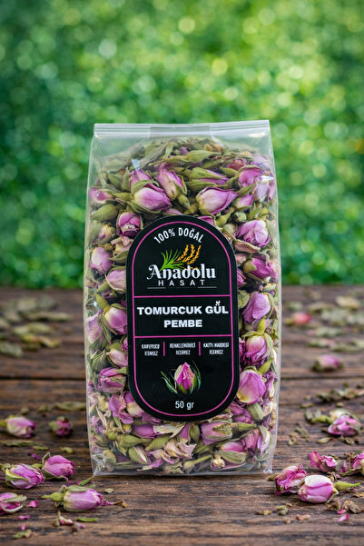 Bayguru 50 Gr Tomurcuk Pembe Gül Kurusu Doğal Kurutulmuş Gül Tomurcuğu Bitki ...