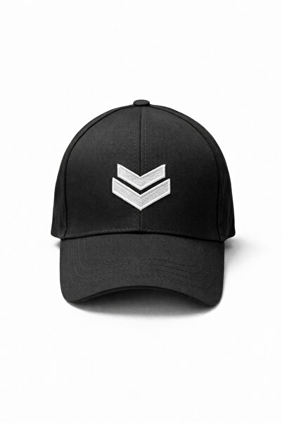 ZERAMİNE Minimal Chevron Nakışlı Unisex Baseball Şapka – Ayarlanabilir Spor Cap