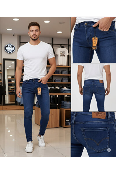 ATKGİYİM Penalti Premium Slim Fit Likralı Erkek Kot Pantolon