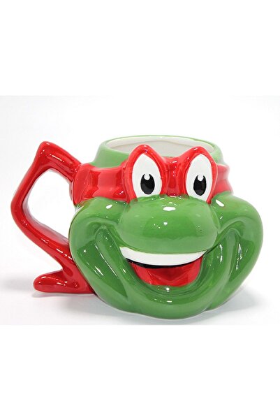 hediyeconcepti 500 ml 3D Kaplumbağa Tasarımlı Seramik Kupa Bardak Kawaii Tasarım Dekoratif Kahve ve Çay Kupası