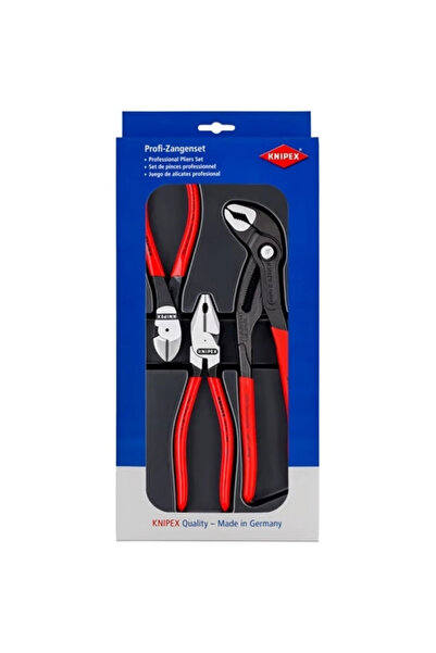 Knipex 00 20 10 3’lü Ağır Tip Pense Seti