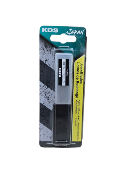 KDS Japan PB-10 Spare Hook Blades 9mm for P-11 Plastic Cutter – 10 Pieces Pack