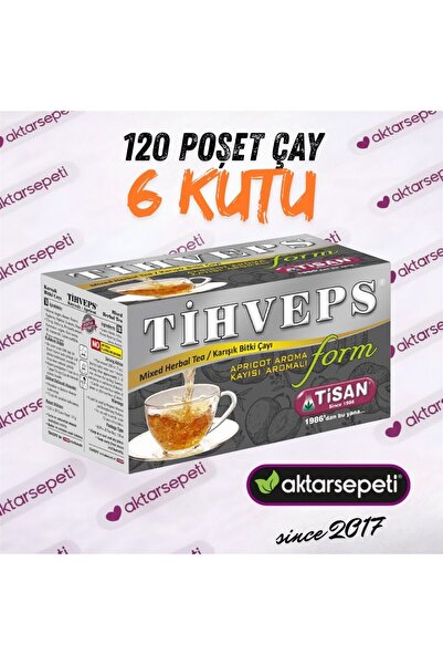 Tisan Tihveps Apricot Flavored Tea |   Form Tea |   120 Tea Bags