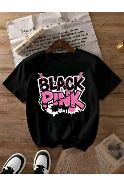 barsdepo Black Pink Printed T-Shirt, Premium Quality Unisex Kids/Adult (with ...