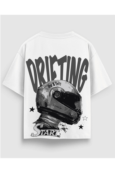YOLO STREET Μπλουζάκι με στάμπα Drifting Racing, 100% βαμβάκι, Streetwear Unisex