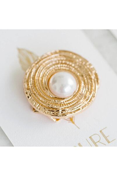 Pearl Fular Aksesuarı – Silver – Zarif Metal Tasarım – The Jewel Loop Collection