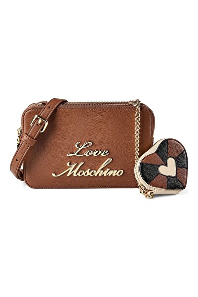 Love Moschino Heart Charm Umhängetasche Leder 20 cm