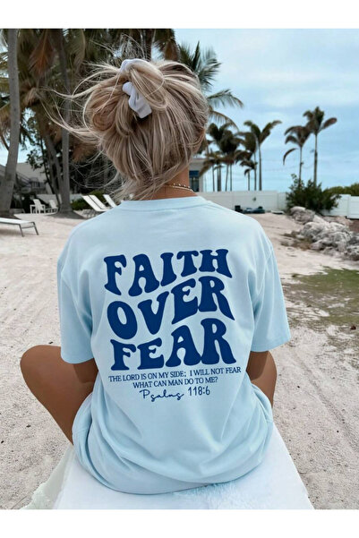 Mayer Butik Unisex Ανδρικό/Γυναικείο T-Shirt Faith Over Color, με ιδιαίτερη σ...