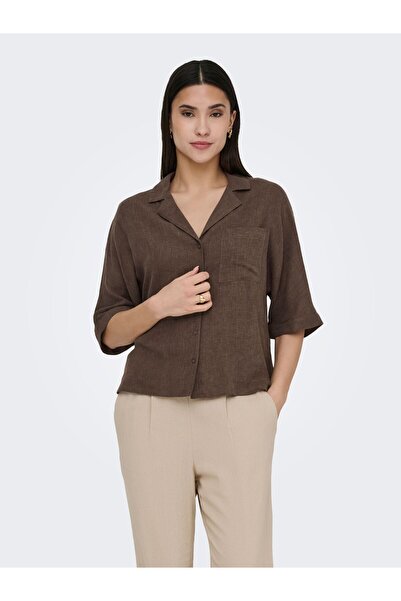 ONLY Hemd ONLBRUXELLES Leinen Hemd