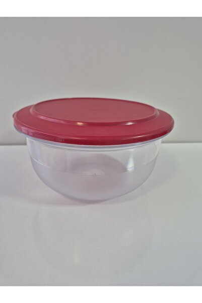 Tupperware Kristal 2.1 Lt Storage Container (Red Lid)
