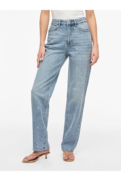 VILA Straight Fit Jeans VIKELLY High Waist