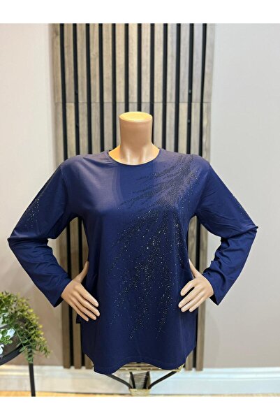 AKMAVİ Women's Embroidered Shoulder Stone-Embellished Burgundy Mother's Combe...